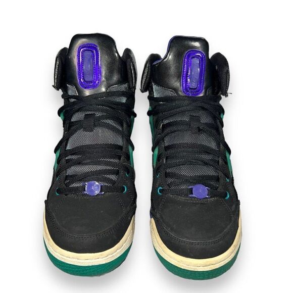 Air Jordan Flight TR 97 Black/Grape Purple/Aqua 428827-008 Youth 7 Women's 8.5 - Picture 3 of 11